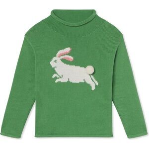 Classic Prep Fraser Roll Neck Rabbit Intarsia Sweater